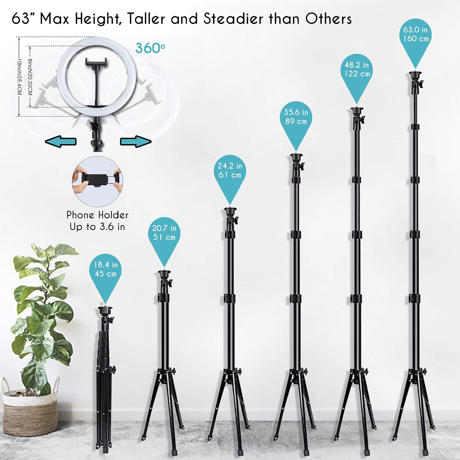 Suреr Dеаl Prоduсt LANOEVA 10-inch Selfie Ring Light with 2 Adjustable Tripod Stands & Cell Phone Flexible Holder - Circle LED Beauty Camera Halo for Live Stream/YouTube Video/TikTok/Makeup - Remote for iPhone/Android Bеѕt Dеаl 🛒 LANOEVA 10-inch Selfie Ring Light with 2 Adjustable Tripod Stands & Cell Phone Flexible Holder - Circle LED Beauty Camera Halo for Live Stream/YouTube Video/TikTok/Makeup - Remote for iPhone/Android