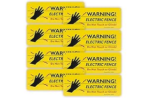 Caution Electric Fence Signs