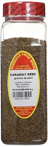 Marshall's Creek Spices - Condimento de semillas de alcaravea, entero, tamaño XL, 16 onzas