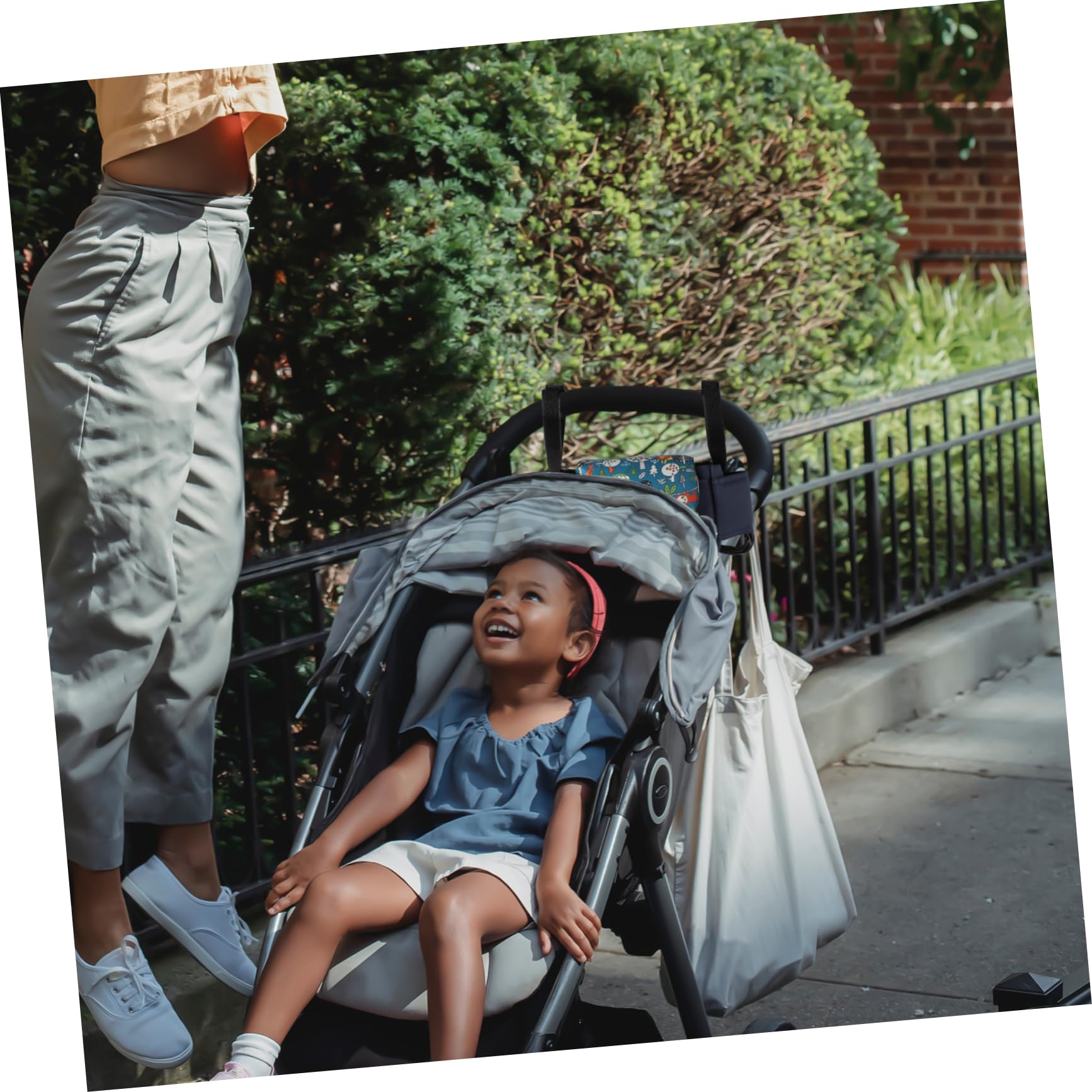 Toyvian 3pezzi Organizer Per Passeggini Borsa Portaoggetti Multifunzionale Per Supporto Per Bottiglie e Tazze Facile Da Appendere Compatto e Leggero Per Passeggiate e Viaggi