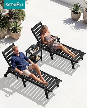 Amazon.com: SERWALL Double Adirondack Side Table Rectangular End