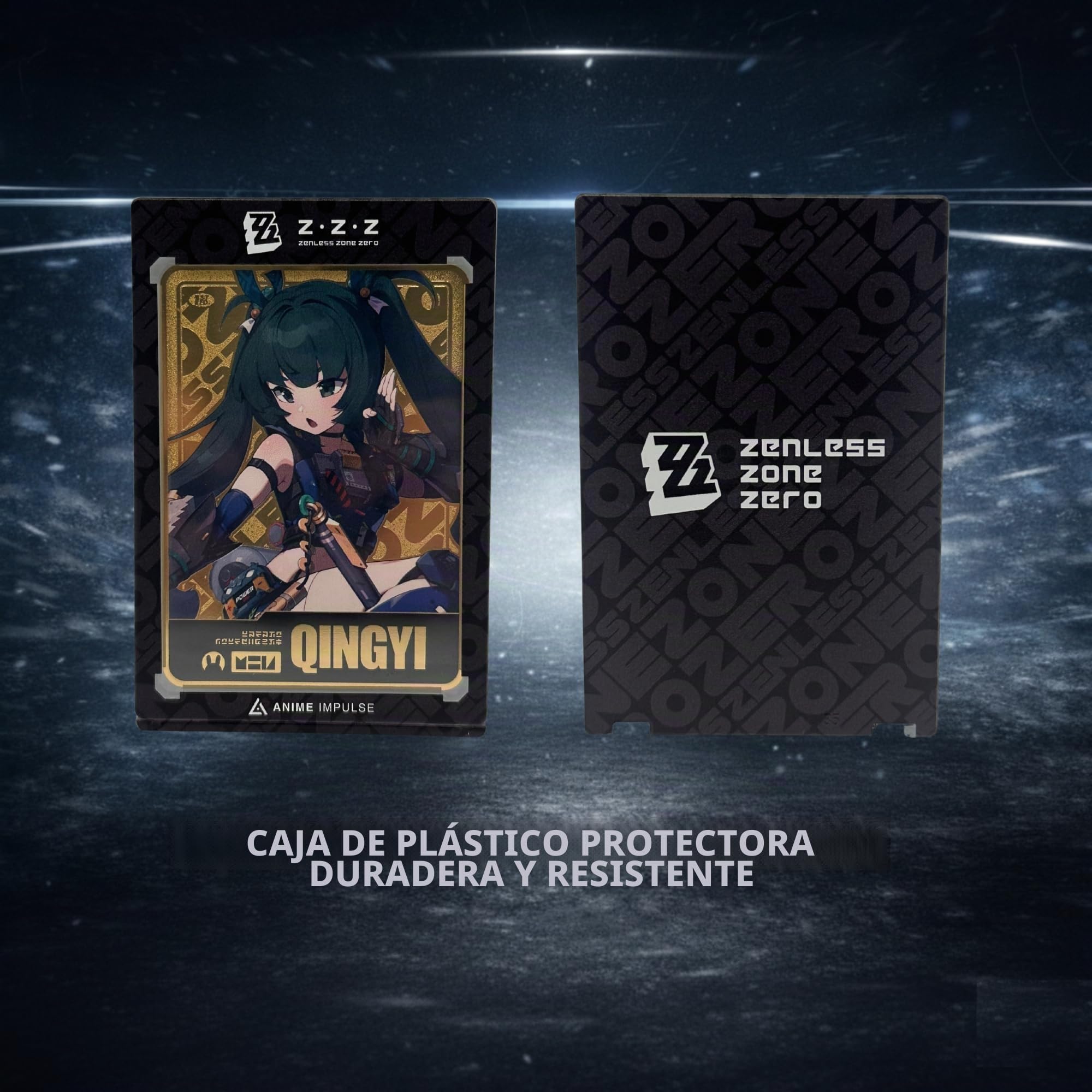 ZENLESS Zone Zero Impulse Packs x ZZZ Metal Art Cards Collection Series 3, tarjetas coleccionables de metal coleccionables, 4.25 x 3 pulgadas, caja ciega sellada al azar, 1 tarjeta de arte de metal