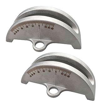 2pcs 14" Bandsaw Trunnions with Degree Scale 316 Stainless Steel Fit for Most 14 "Wood Band Saws Antirust Replaces for JWBS-14 LBS-60 426-02-0-950-0002 426-02-395-0005