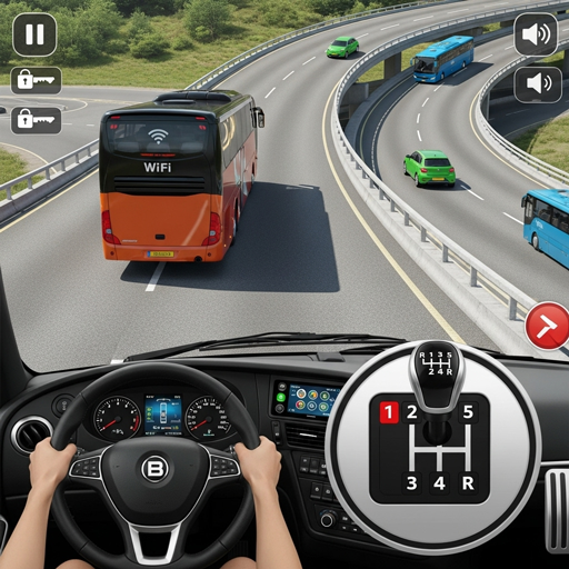 City Coach Bus Driver 3D: Real Transport Simulator & Passenger Pick and Drop Game
