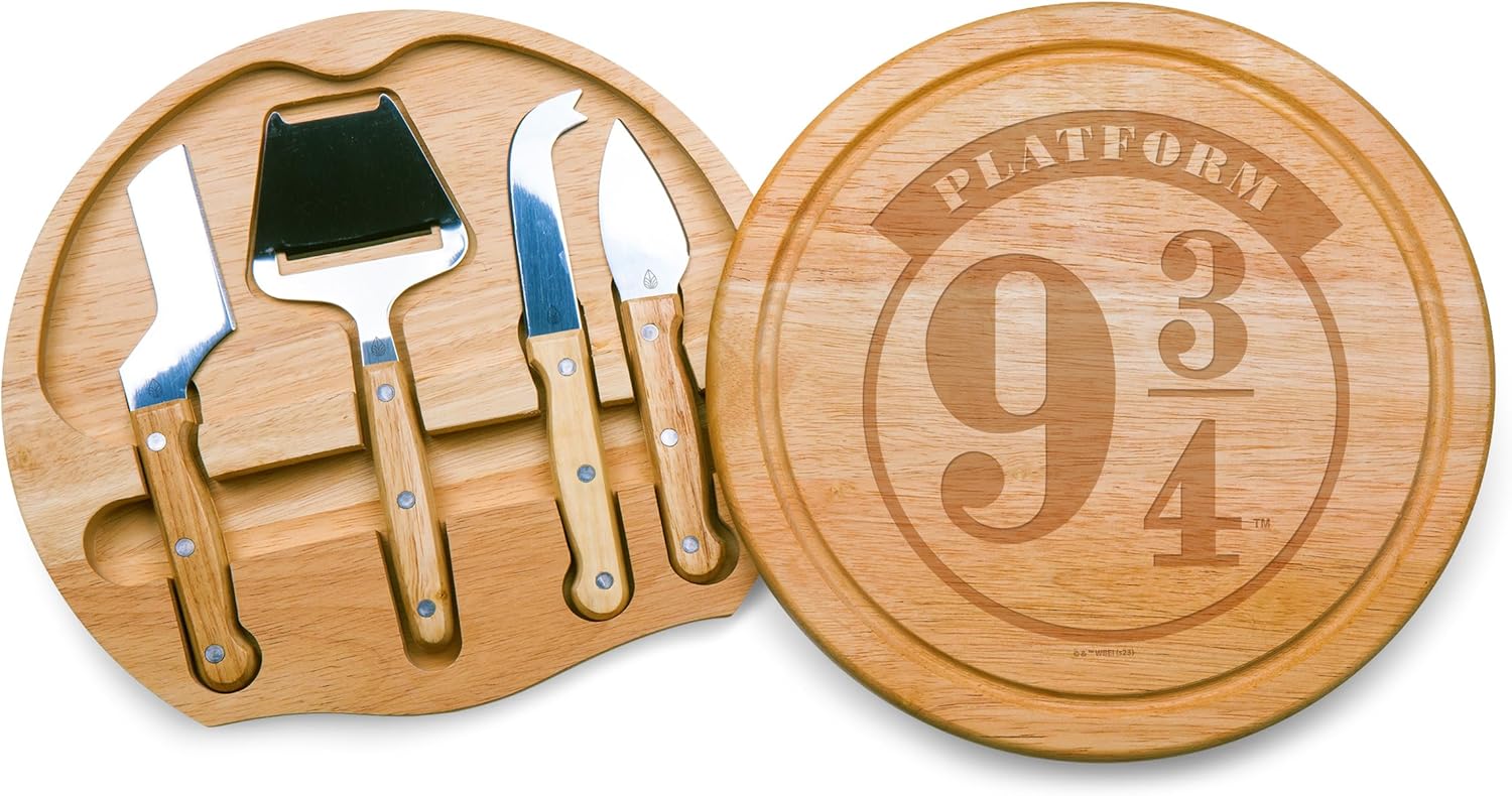 PICNIC TIME 854-00-505-093-18 Harry Potter Circo Cheese Board and Knife Set, Charcuterie Board Set, Wood Cutting Board 10.2 x 10.2 x 1.6 Harry Potter Platform 9 3/4 – Parawood PICNIC TIME 854-00-505-093-18 Harry Potter Circo Cheese Board and Knife Set, Charcuterie Board Set, Wood Cutting Board 10.2 x 10.2 x 1.6 Harry Potter Platform 9 3/4 – Parawood