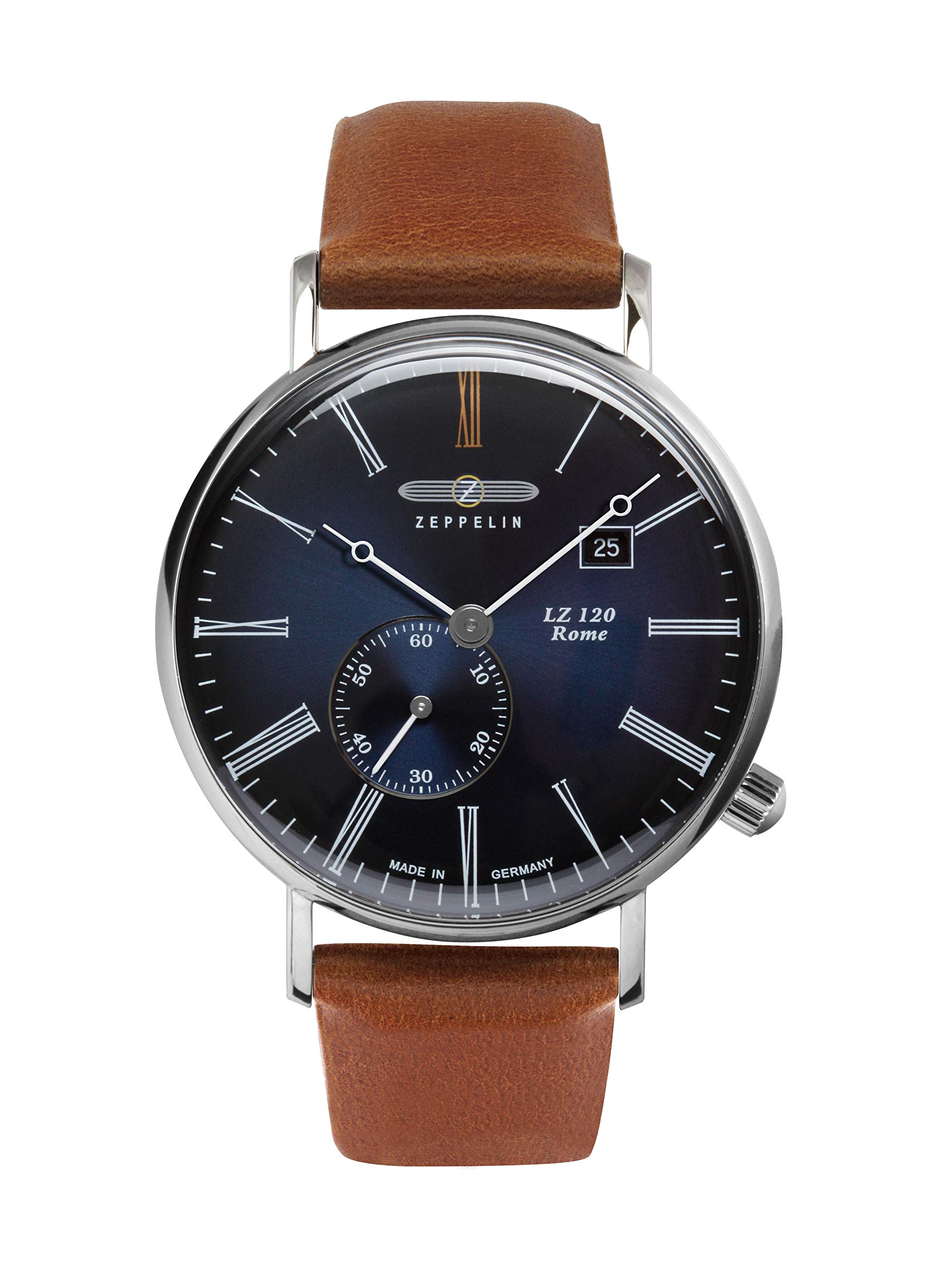 Zeppelin Leather Analog Blue Dial Men Watch-71343, Brown Band (B077H573F8) Amazon Price History, Amazon Price Tracker