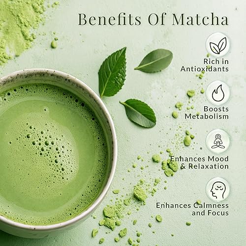 Miniatura 6 de Matcha Sunday Matcha de grado ceremonial  Kyoto, Japón  Polvo de té verde finamente molido  Verde vibrante (1.75 oz)