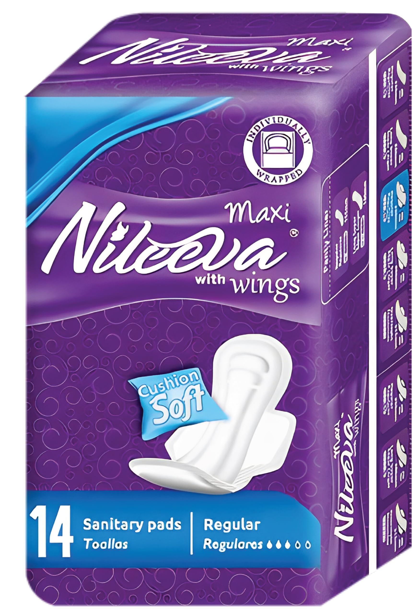 Care Maxi Sanitary Napkins with Wings – (14 Pads) Ultra Soft, Super Absorbency &amp; Individually Wrapped