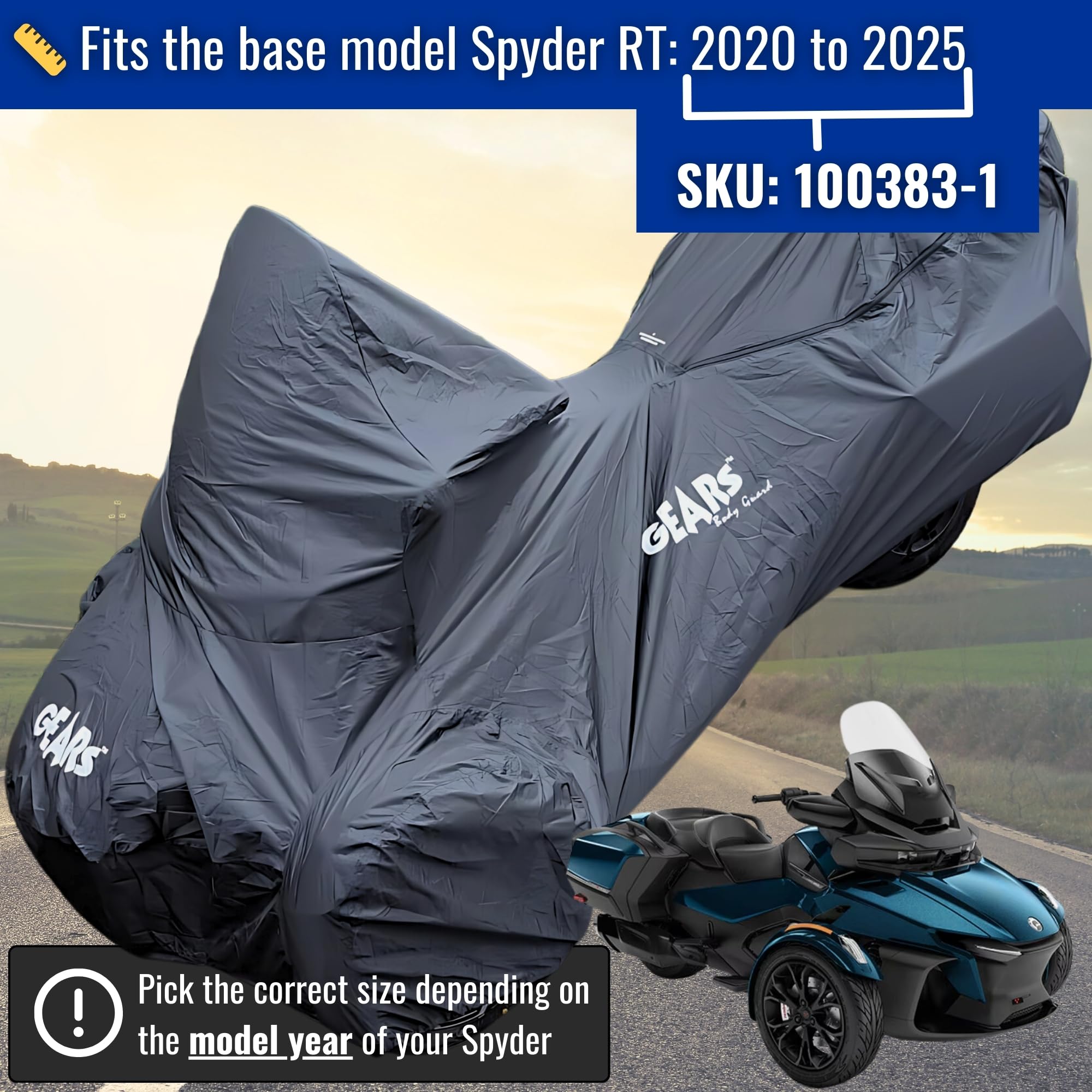 Amazon | GEARS Spyder RTカバー | 2020、2021、2022、2023、2024