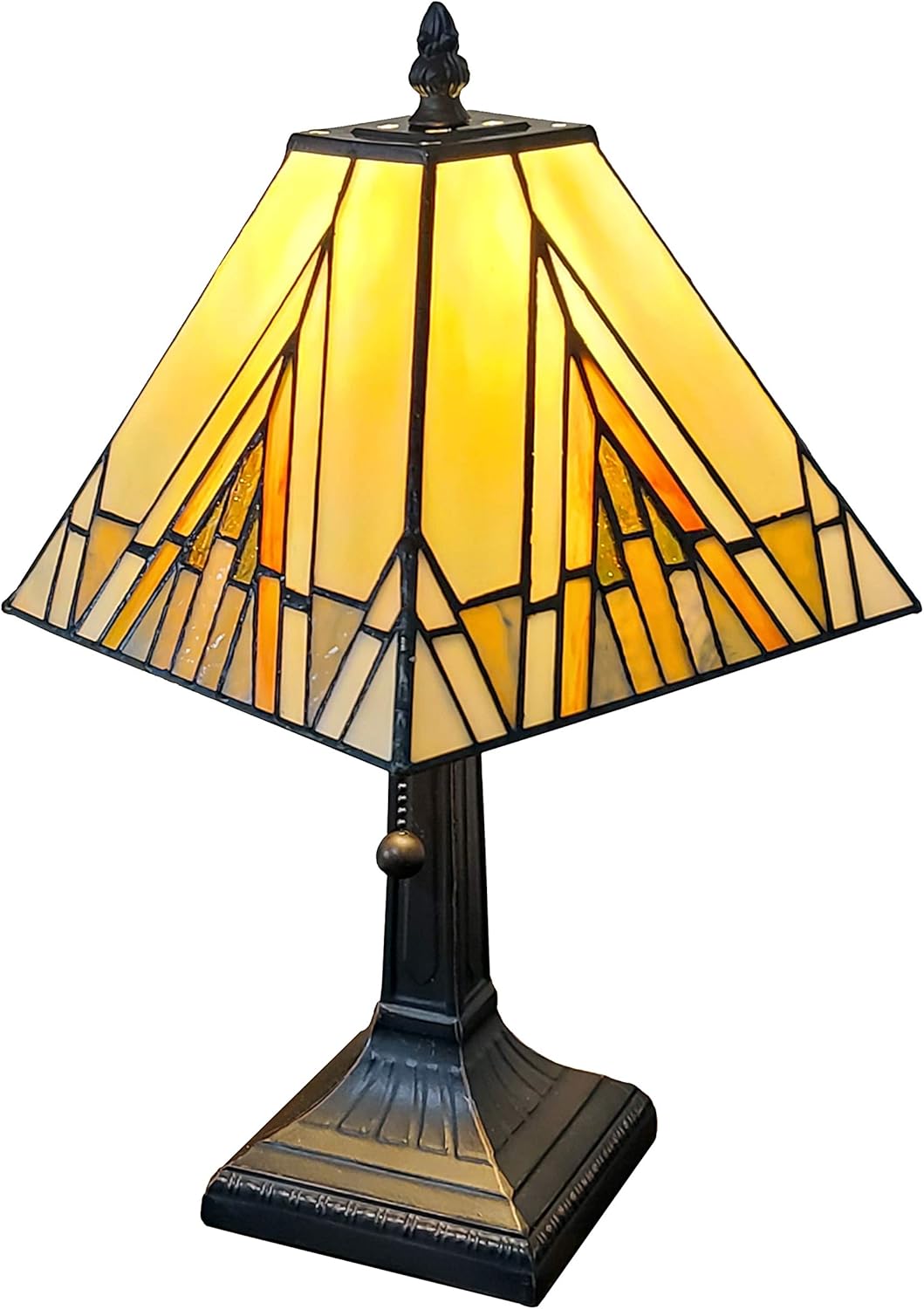 Greatest Product Amora Lighting AM362TL08 Tiffany lamp, Brown, Ivory, Yellow Greatest Product Amora Lighting AM362TL08 Tiffany lamp, Brown, Ivory, Yellow