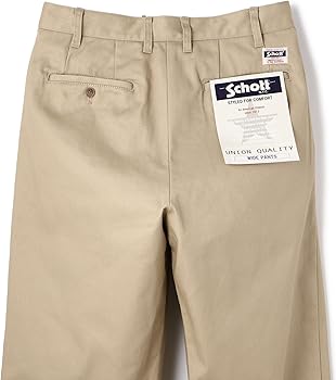 Amazon.co.jp: [Schott NYC] [ショット] TC DOUBLE PLEATED WIDE PANTS