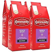 Vista 44 de Community Coffee Signature Blend - Café molido tostado oscuro, 32 onzas, bolsa de 32 onzas (paquete de 1)