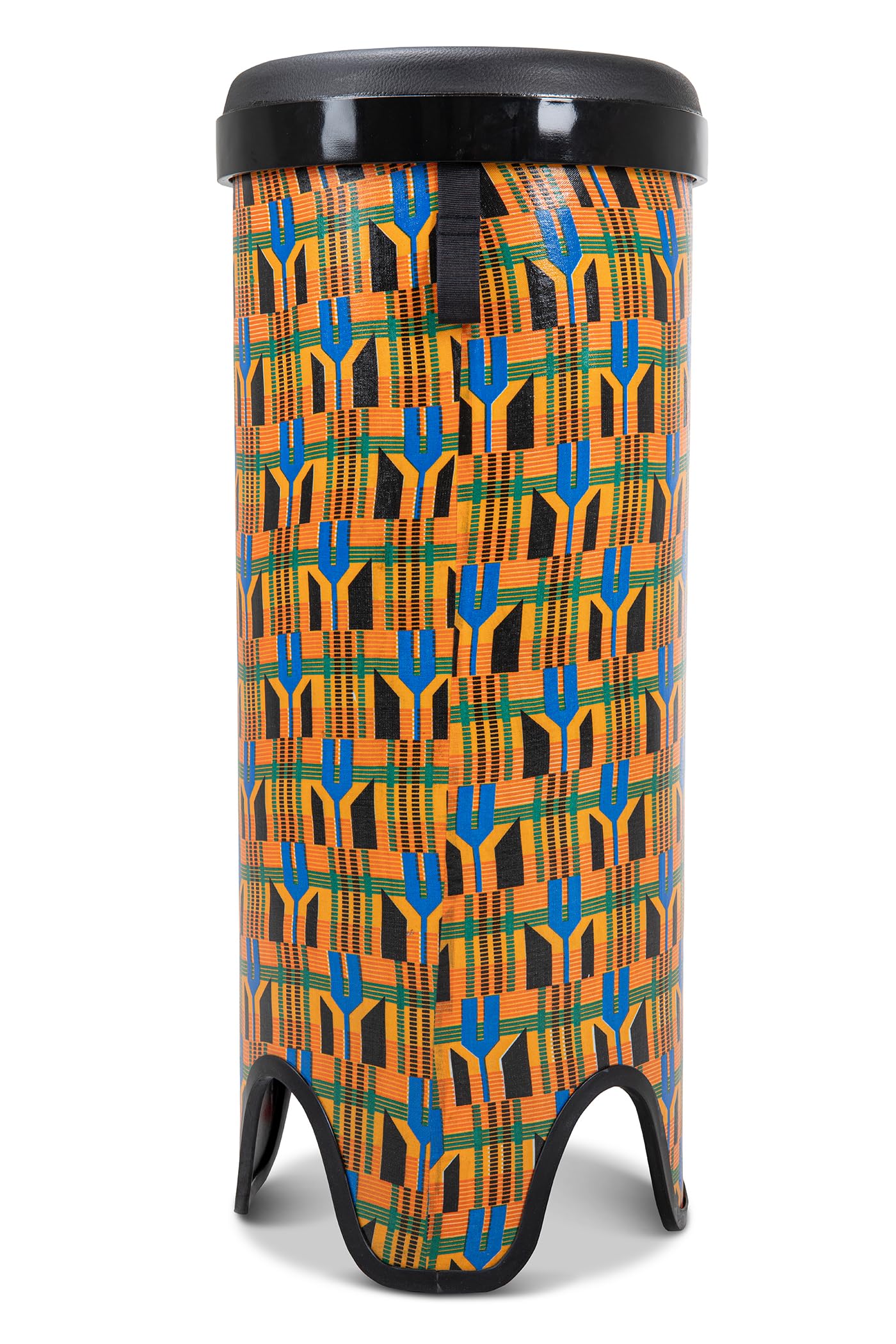 Toca Freestyle II Tubadora 10 x 24 Inch Kente Cloth TSSTB-10K-SLT, 10" x 24" - Image 2