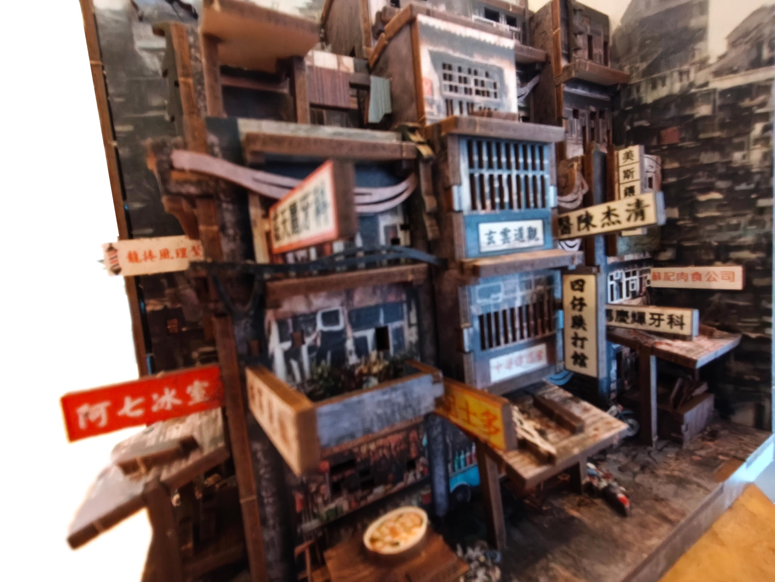 Versione di Hong Kong■ Modello di scena del castello di Guilong Kit ufficiale in miniatura fai da te Prodotto di importazione parallela Crepuscolo dei guerrieri: Walled In