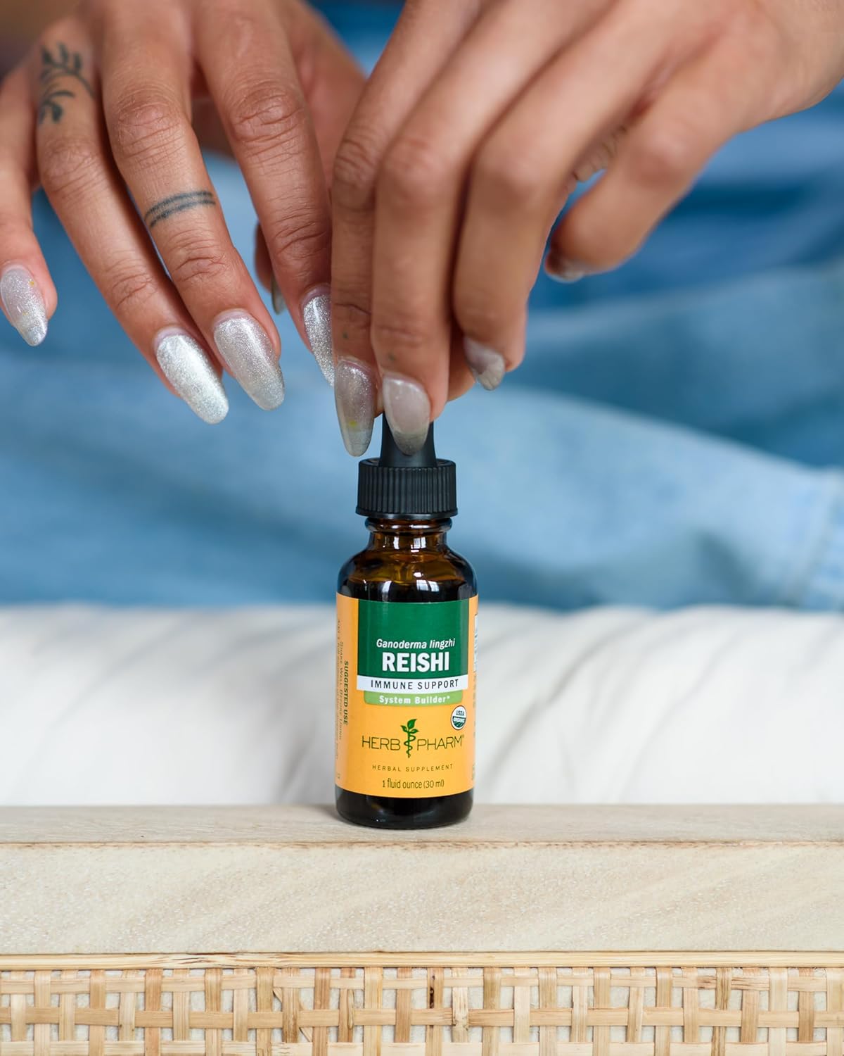 Herb Pharm Reishi Mushroom Extract Immune System Builder - 1 Ounce - Image 3