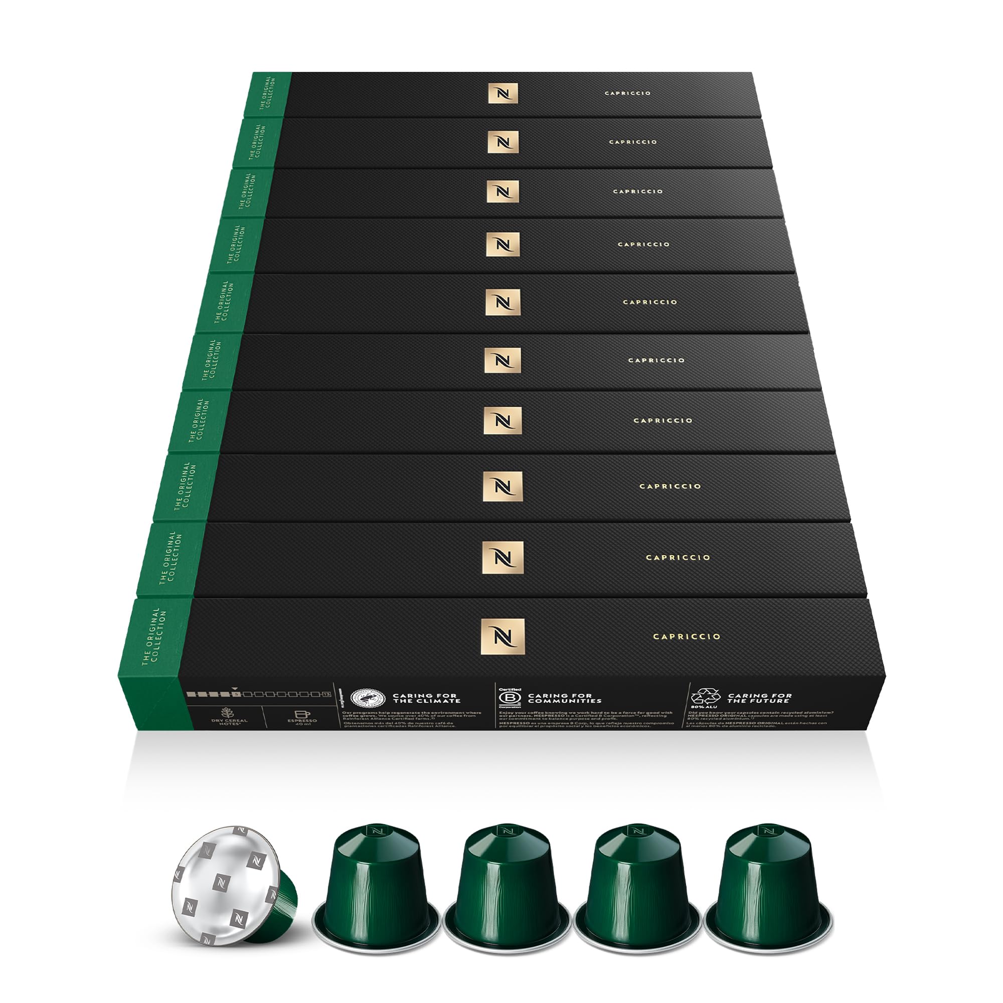 Nespresso Original - Assortiment Capriccio Espresso - 100 Capsules Café