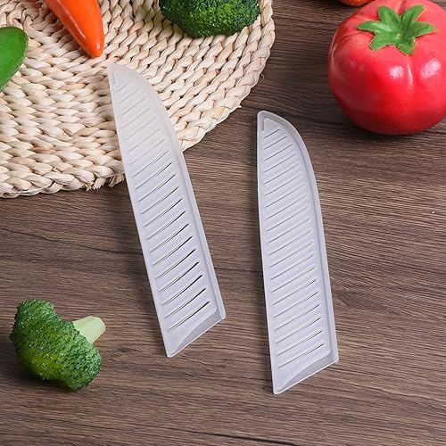Miniatura 5 de PATIKIL Fundas de seguridad PP para cuchillo de pan de 8 pulgadas, paquete de 2 cuchillos, protector de cuchillos, protector de cuchilla universal