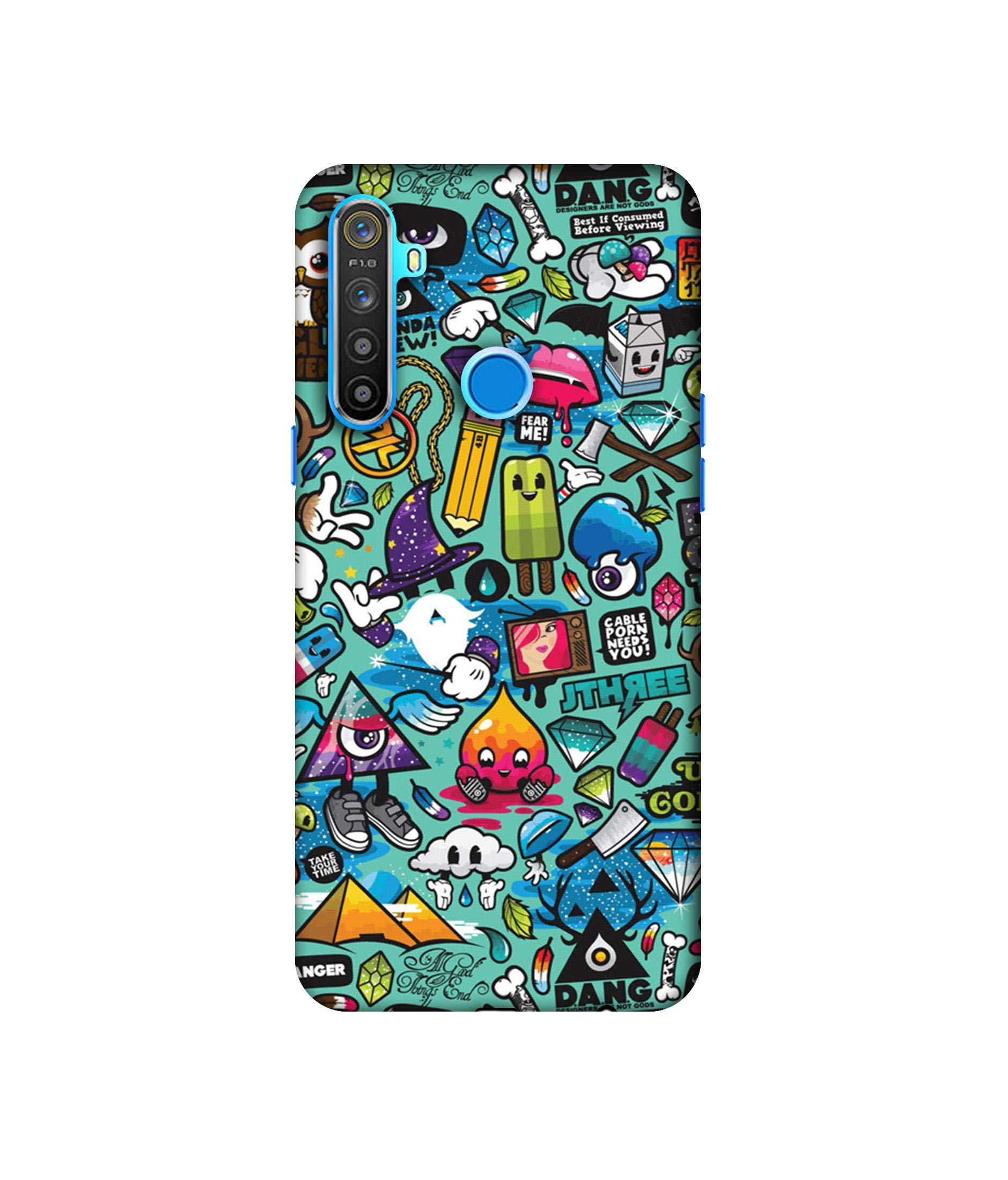 Casotec Basic Case for 5s / Realme 5i (Plastic_Multicolour) (B07X93ZGW1) Amazon Price History, Amazon Price Tracker