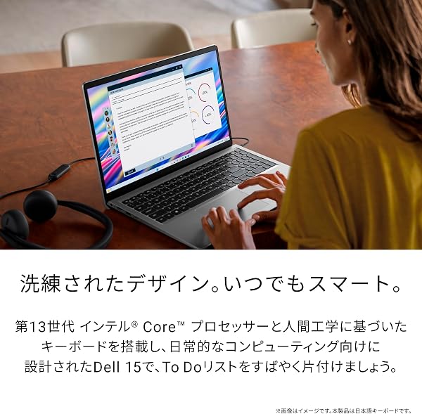 【Amazon.co.jp限定】Dell ノートパソコン Dell 15 DC15250 15.6インチ Intel Core i7-1355U メモリ16GB SSD1TB Microsoft 365 Personal(24ヶ月)搭載 Windows 11 カーボンブラック 翌営業日対応オンサイト出張修理サービス1年(HDD返却不要サービス) ND85-GHM3BA - 2