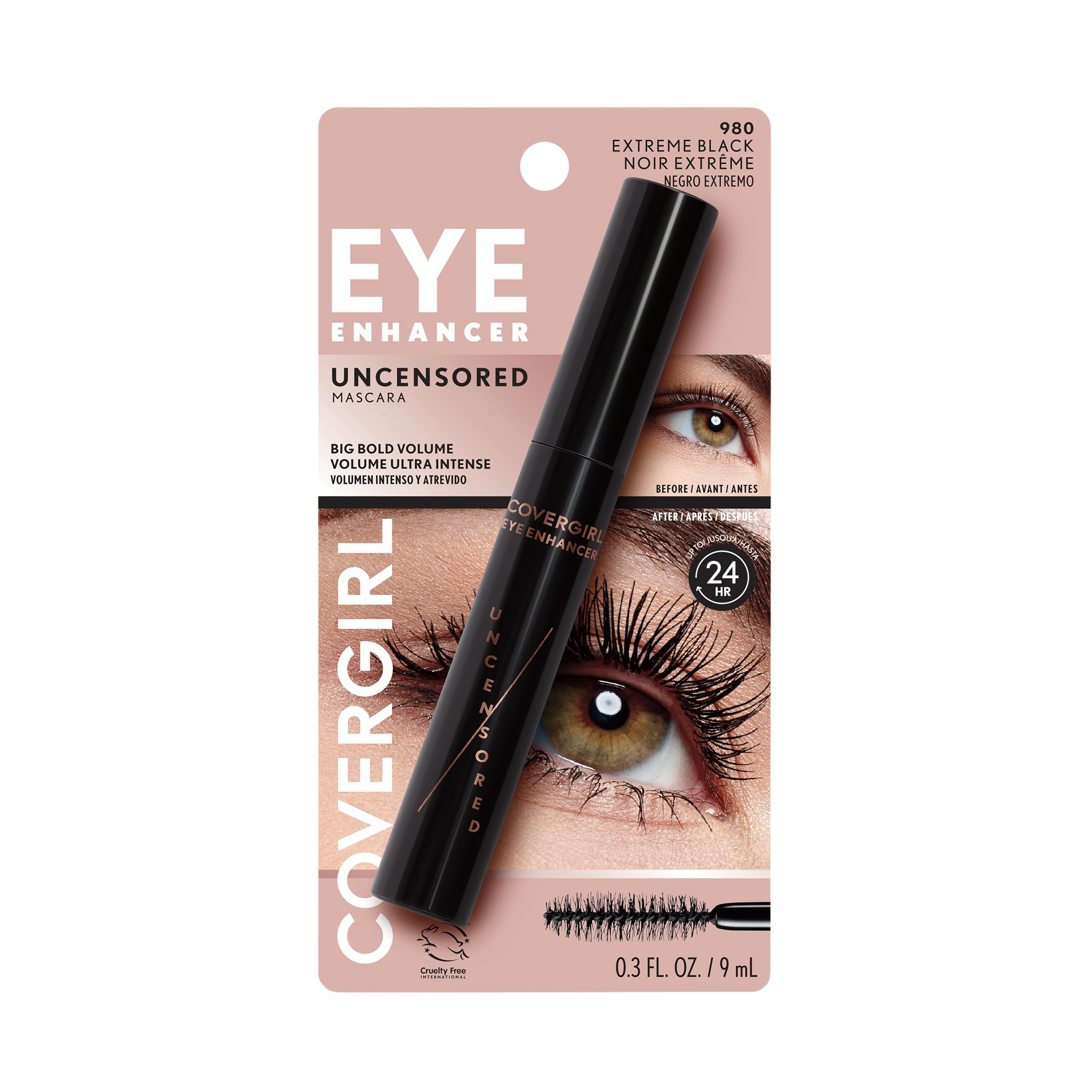 Amazon.com : COVERGIRL Eye Enhancer Uncensored Mascara 980 Extreme