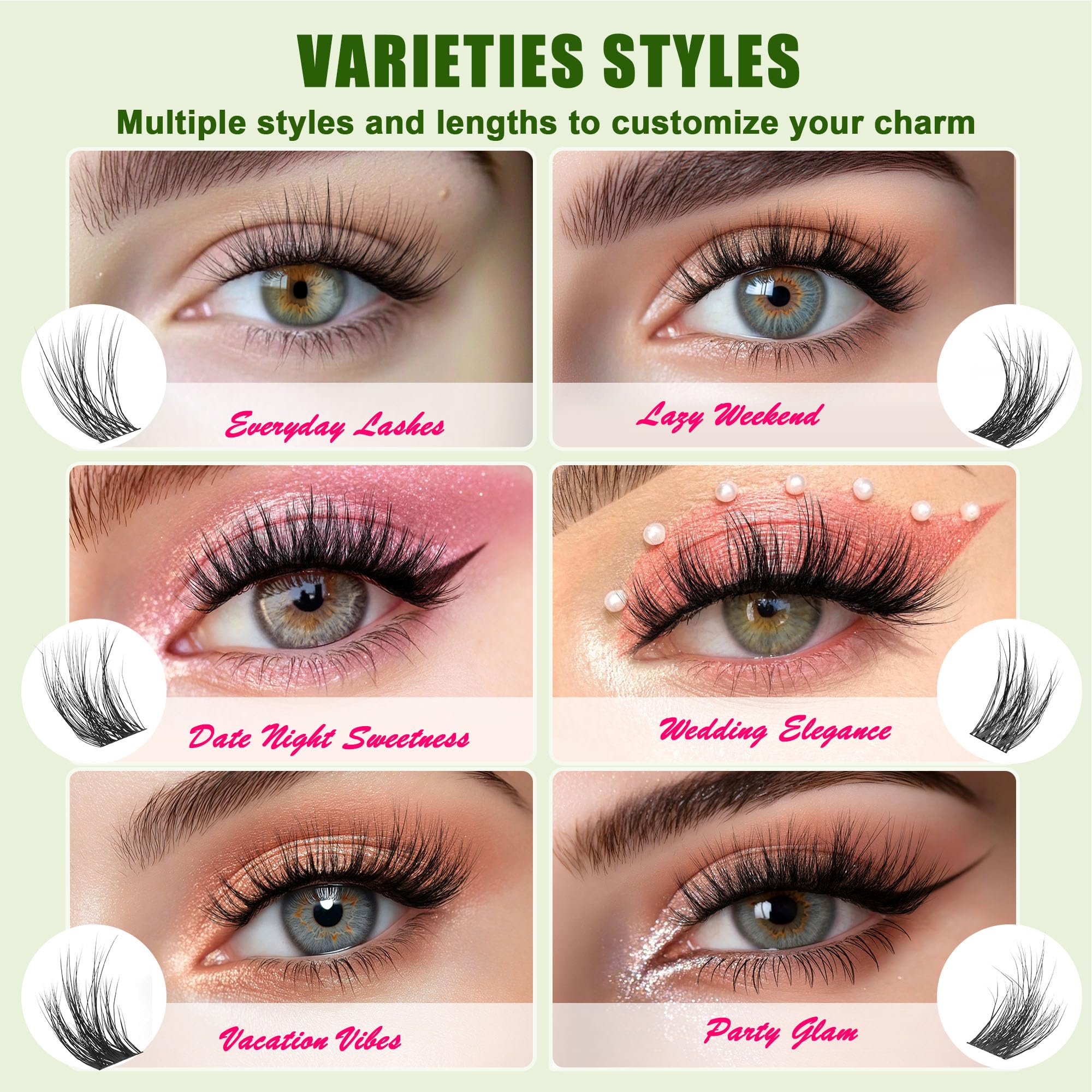 Eyelash Clusters
