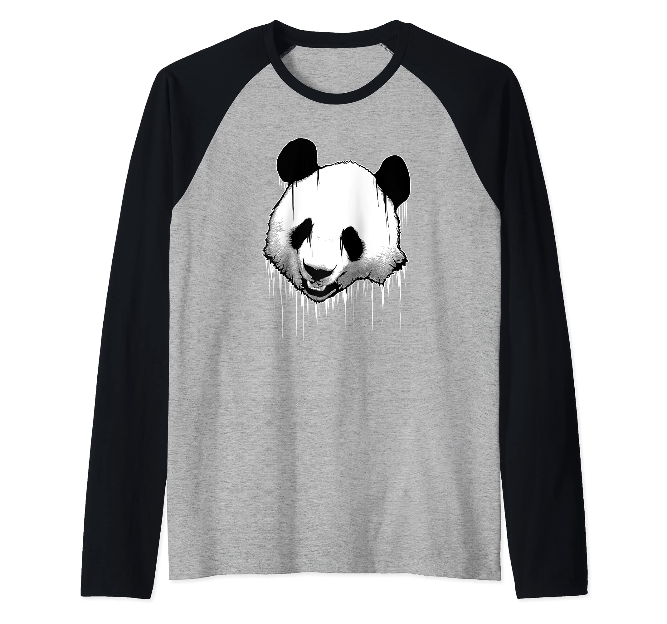 Giant Panda Cub Baby Panda Costume Raglan Baseball Tee