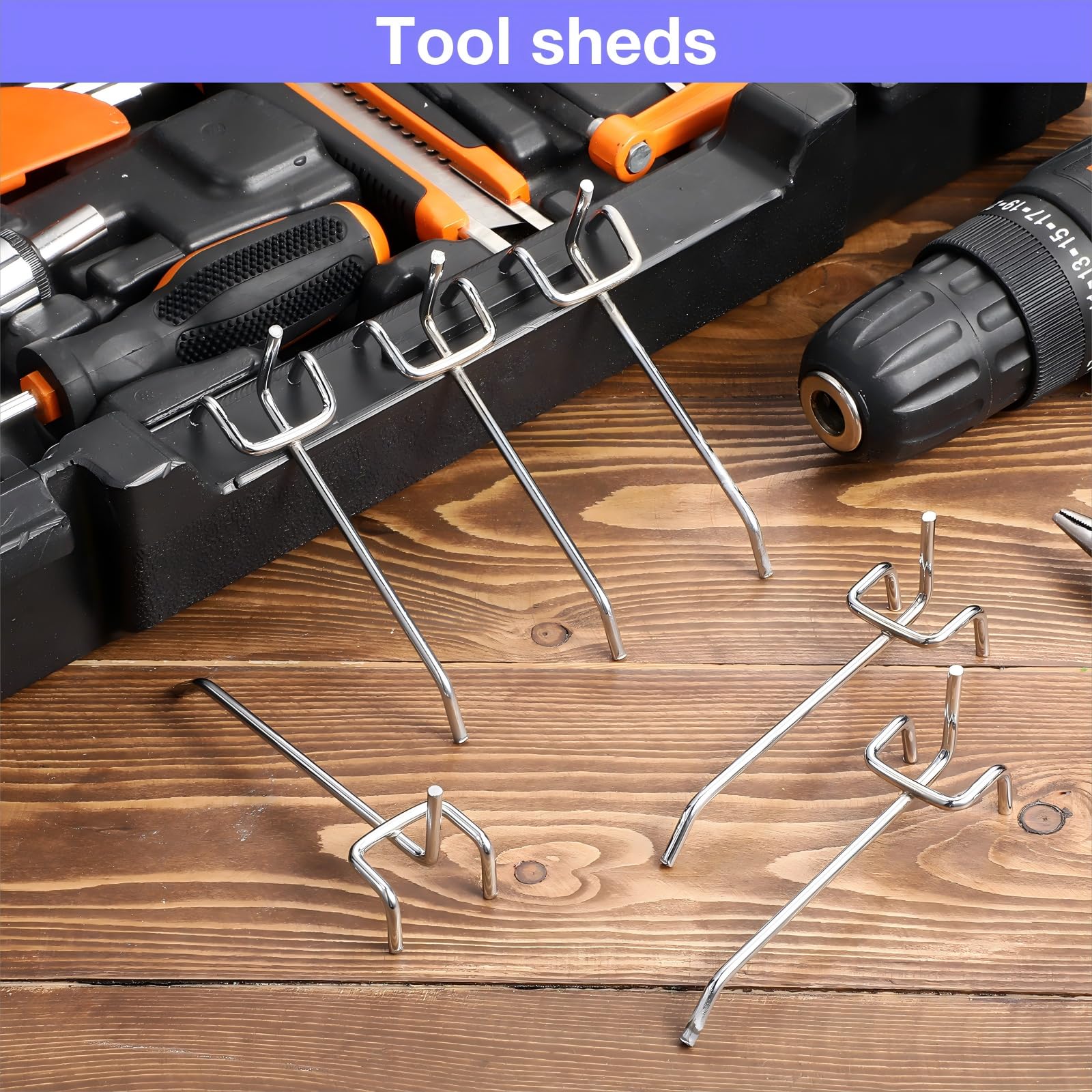 150 Pegboard Hooks - Organize Your Tools & More -7 150 Pegboard Hooks - Organize Your Tools & More -7