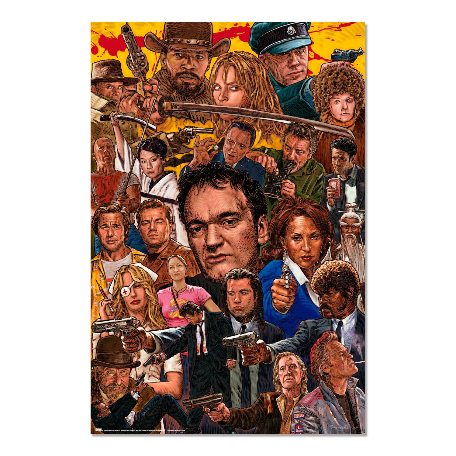 Grupo Erik Poster Pulp Movies - 36 x 24 inches / 91.5 x 61 cm - Shipped Rolled Up - Cool Posters, Art Poster, Wall Posters & Prints