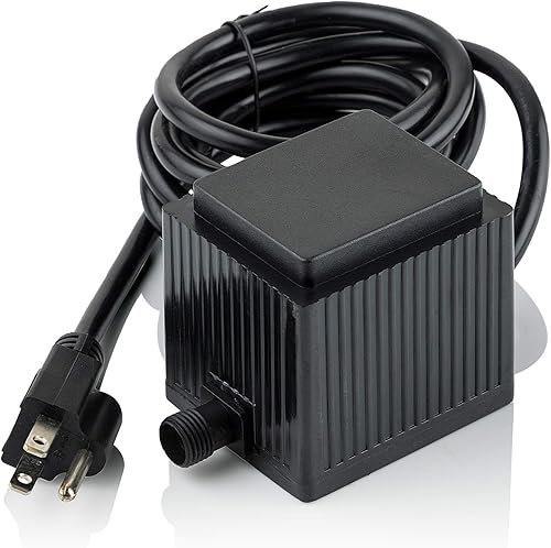 Miniatura 18 de Alpine Corporation Super Pond Fogger con anillo flotante y luces LED accesorio de decoración al aire libre