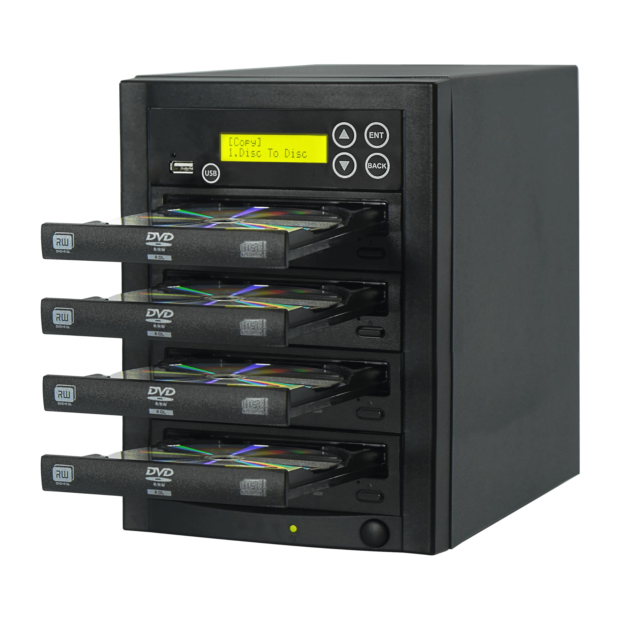 EZ DUPE Media Maven-Duplizierer – 1:3 Flash Media (USB) & Disc (DVD/CD)-Kopierer