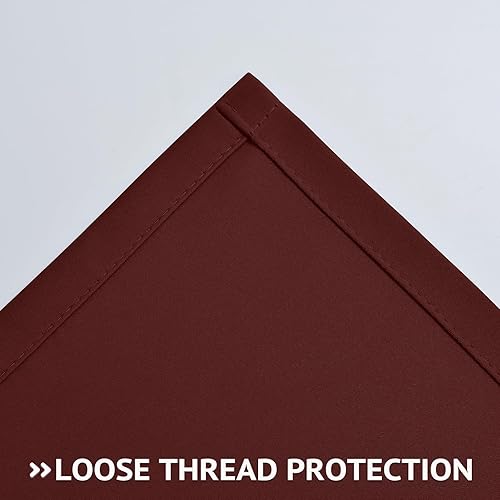 Miniatura 4 de COSVIYA Cortinas opacas con ojales para oscurecer la habitación, 2 paneles de 84 pulgadas de largo, poliéster grueso, bloqueo de luz, aislamiento