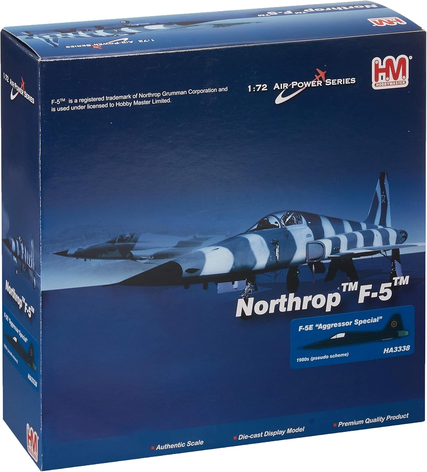 【未使用品】HOBBYMASTER F-5F(MIG-28UB) HA3339 F-5F - Aggressor Special, 1980s Pseudo Scheme - Hobby Master