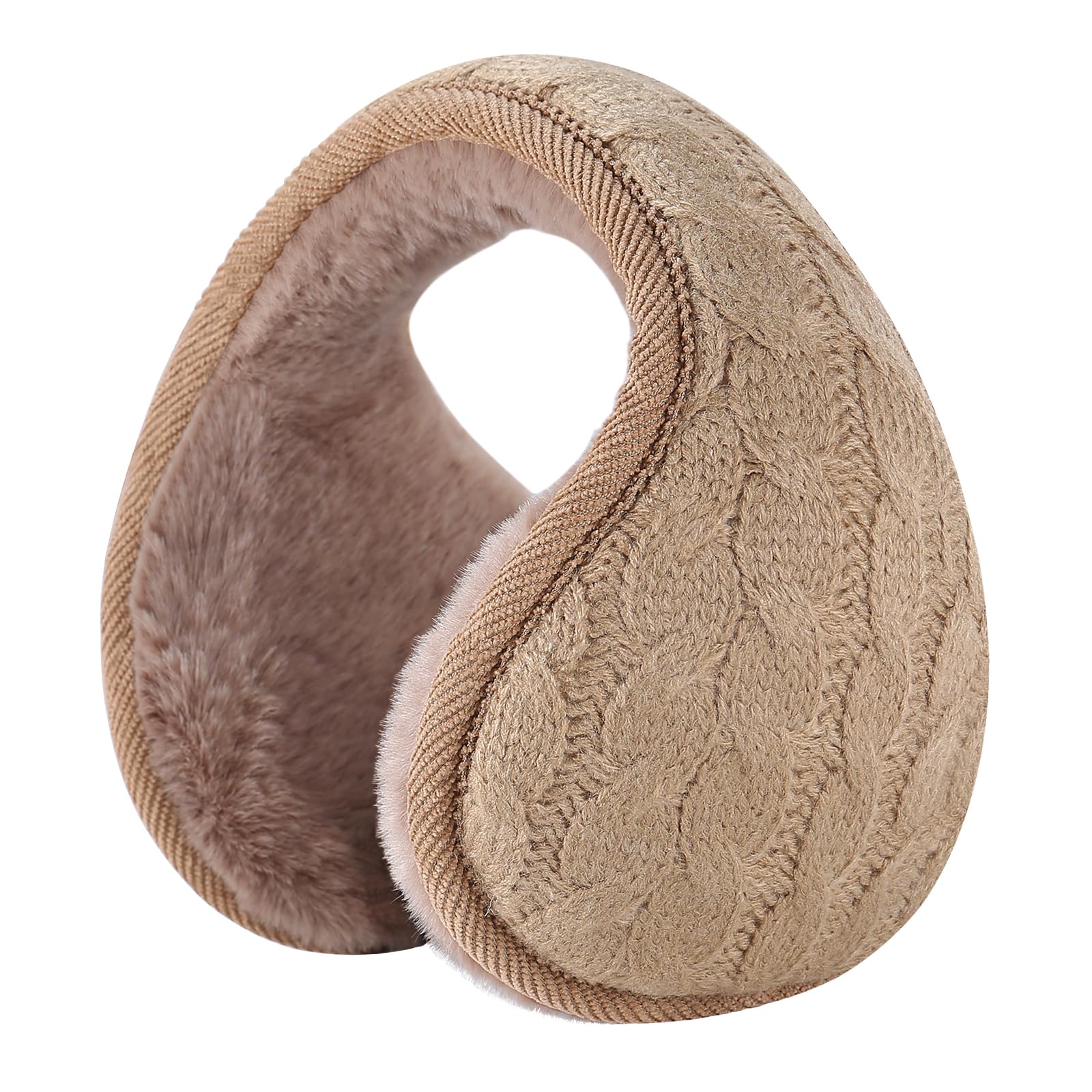 Ear Muffs for Winter Women & Men, Knit Adjustable Women's Earmuffs Winter, Unisex Winter Ear Muffs Women Girl