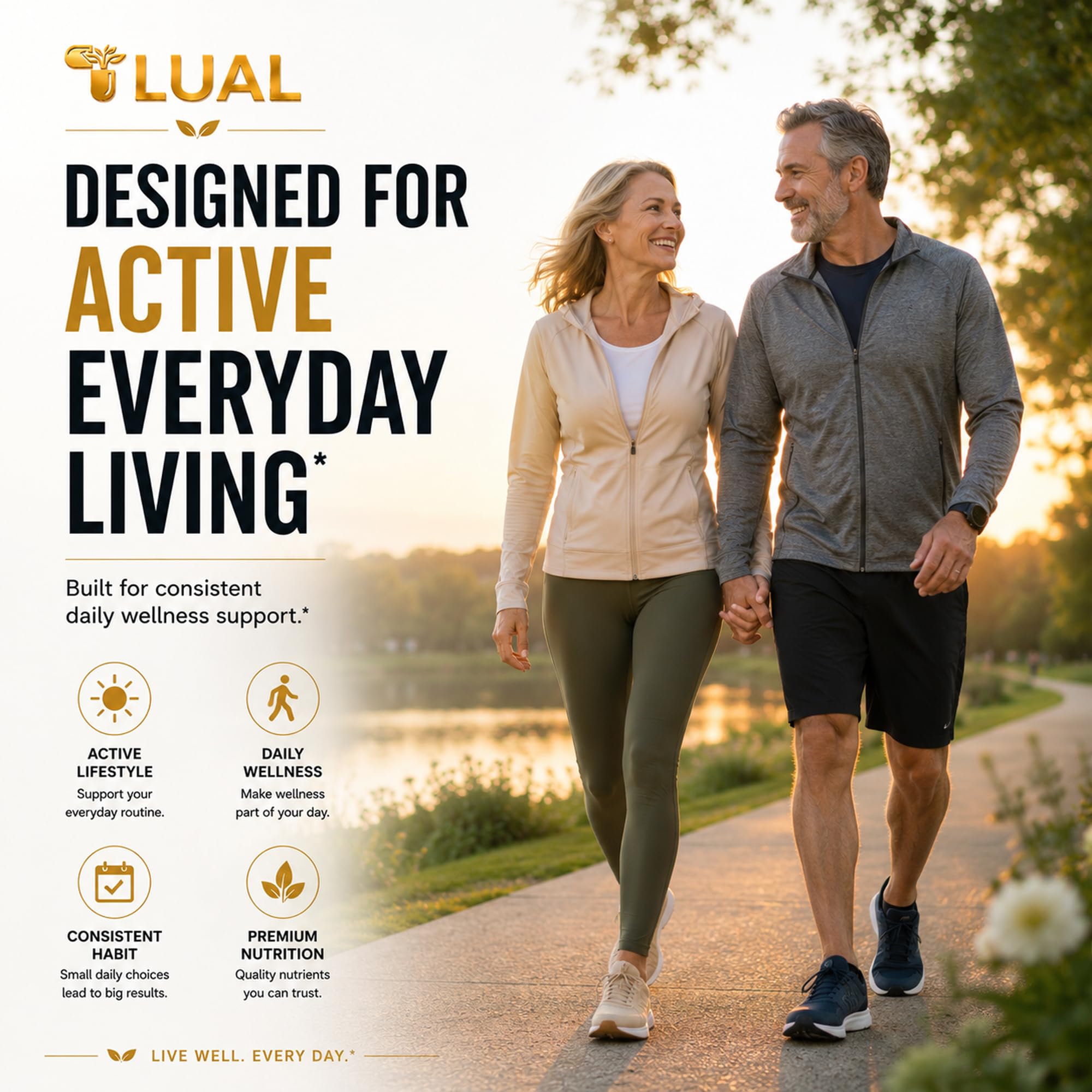 LUAL Calcium 600 mg with Vitamin D3 • Calcium Supplements for Women & Men — Amazon image 7