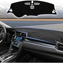 YYCKE Dashboard Dash Cover Mat for Che-vrole Malibu 2016-2025 | Accurate Cutouts, Protect Dashboard from UV Rays, Reduce Glare, Heat Resistan, Easy to install