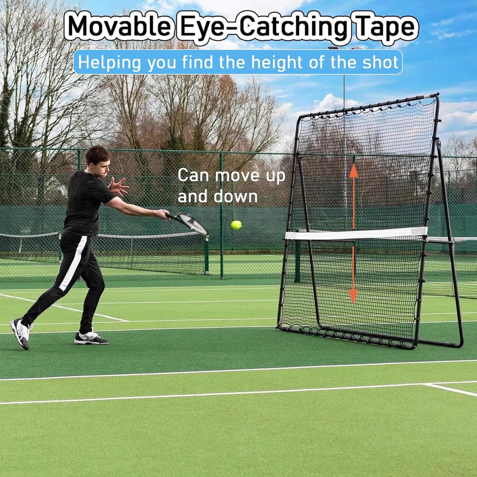 Amazon.com : ZXSYYDS Portable Tennis Training Net Tennis Training