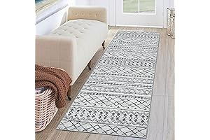 KUTA Moroccan Washable Entryway Runner Rug: A Touch of Boho Charm for Your Floor