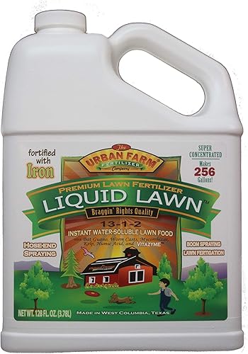 Fertilizante líquido para césped, 1 galón, 13-1-2.
