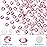 Novani Rhinestones 1440pcs SS10 Glass Rhinestones Crystal Flatback Gemstones for Crafts Nails Makeup Bags and Shoes DecorationSS10, Pink