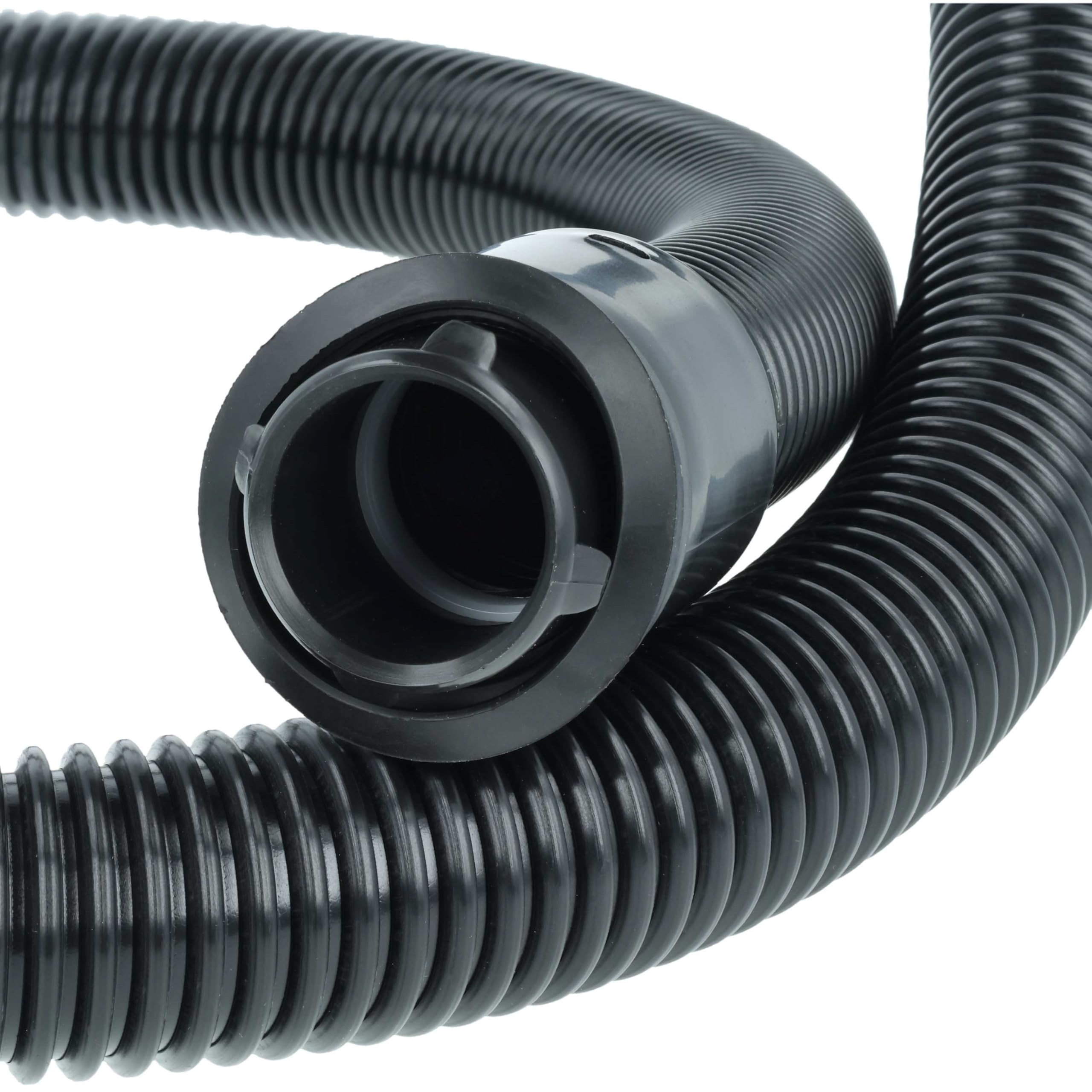 vhbw Tubo flexible compatible con Nilfisk King Key Account Old, Pelican, Special aspiradora con 32 mm conexión, negro con mango