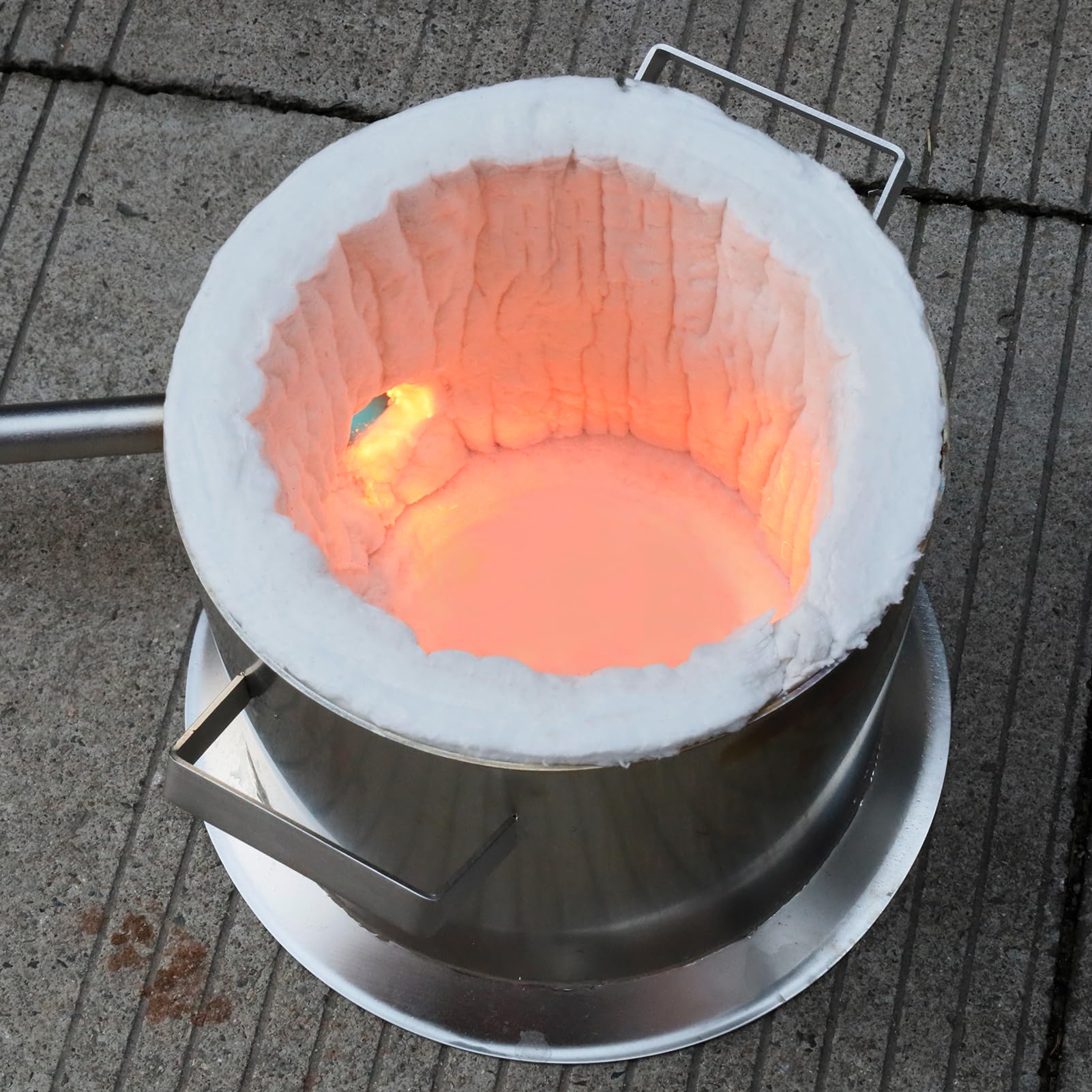 Couverture d'isolation en fibre de céramique, 1500 °C/2700 °F (79 x 61 x 2,5 cm), isolation ignifuge pour lave-vaisselle, fours, forgerons, chaudières, fours à pizza et plus encore