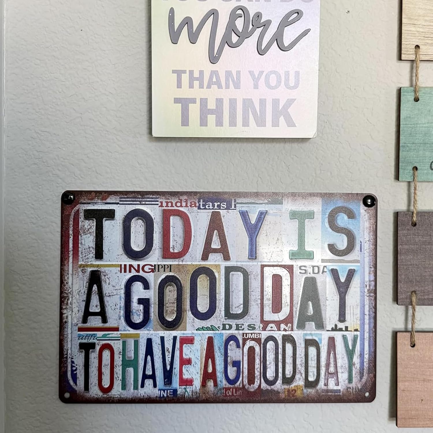 Vintage Welcome To Our Backyard Wall Decor Metal Sign Tin Signs - Oasis Relax Unwind Whatever You Bring - Image 5