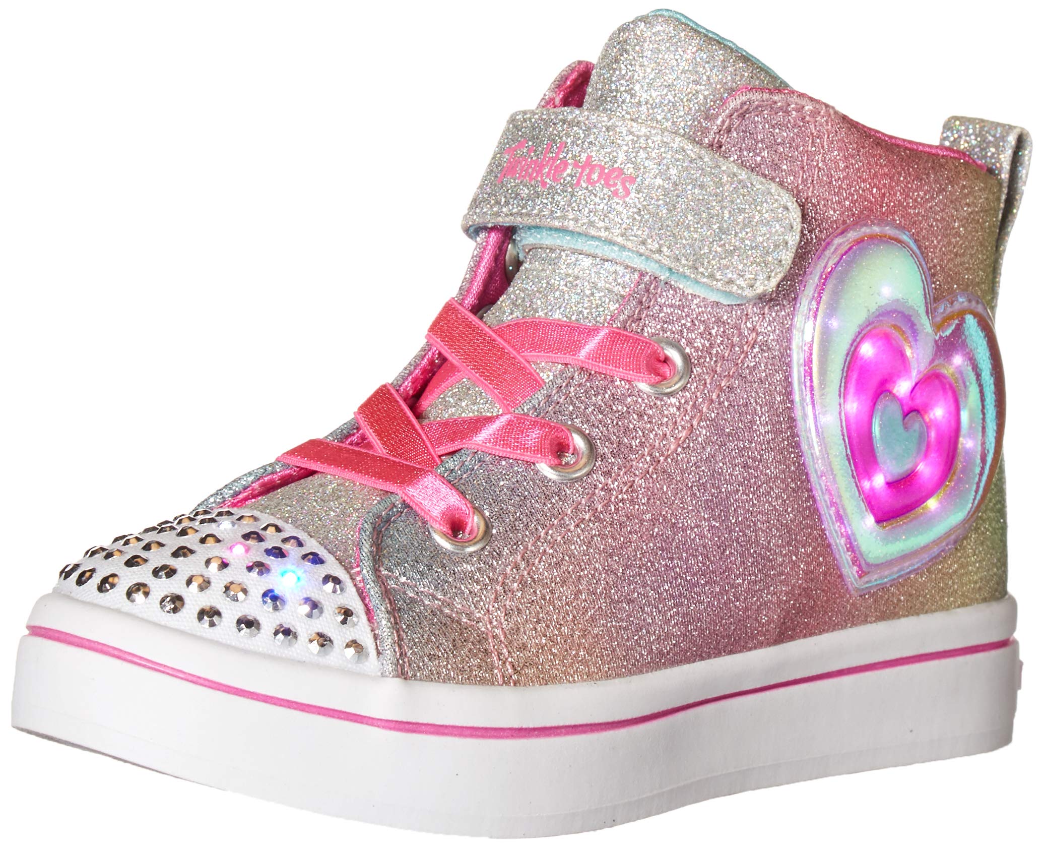 Skechers Kids' TWI-Lites-Lil Starrry Gem Sneaker
