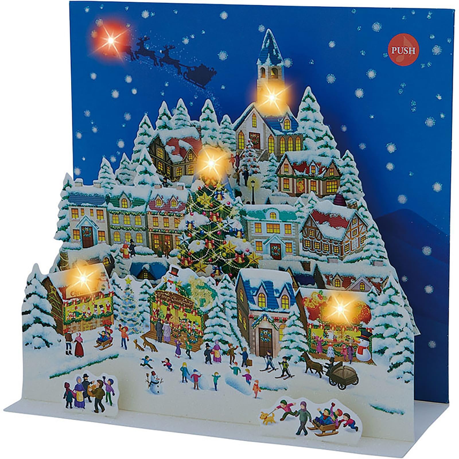 Maison Martin Margiela 非売品 クリスマスメロディーカード Amazon.co.jp: サンリオ クリスマスカード メロディ-カード 家並み