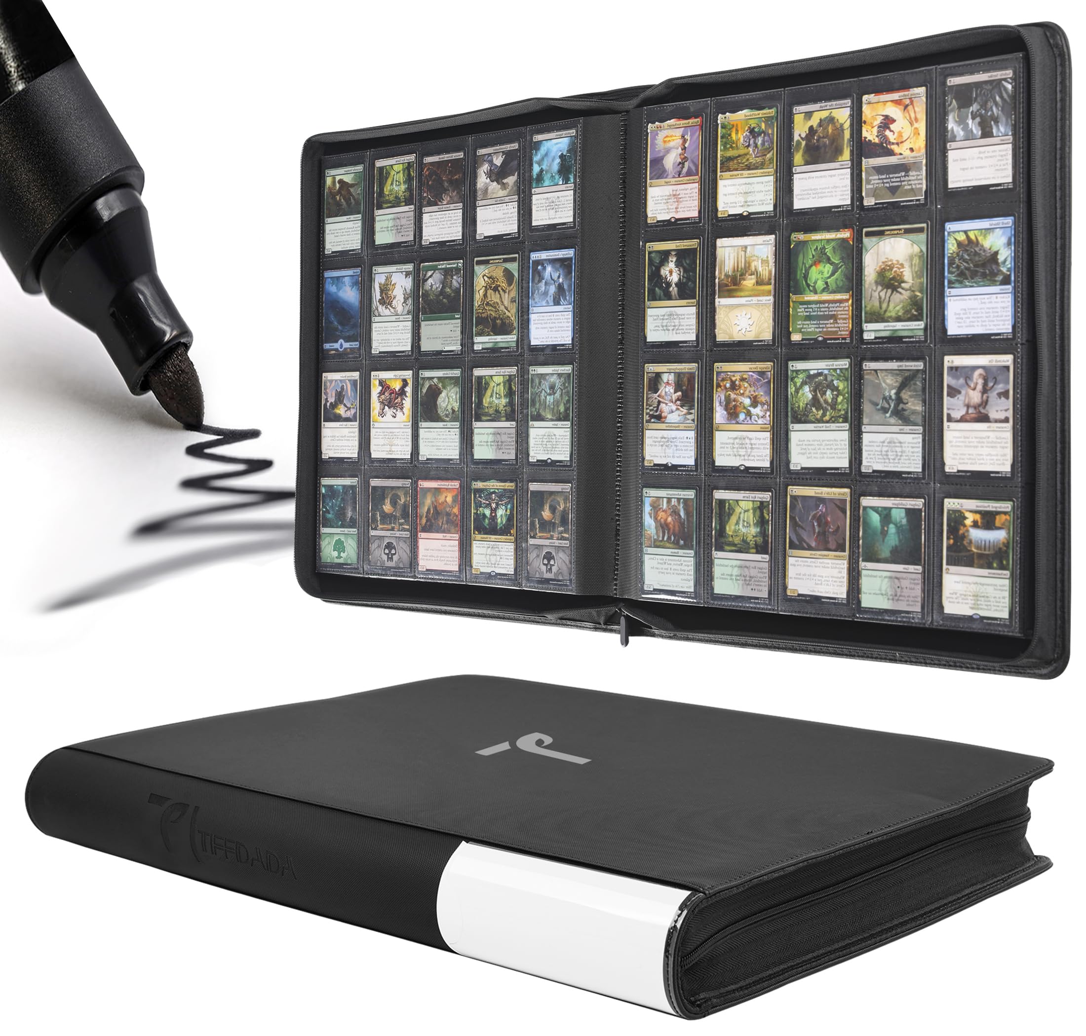 Amazon.com: Premium Trading Card Binder,20 Pocket, Holds Up to