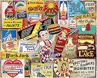 Vista 1 de White Mountain Puzzles Vintage Signs - Rompecabezas de 1000 piezas