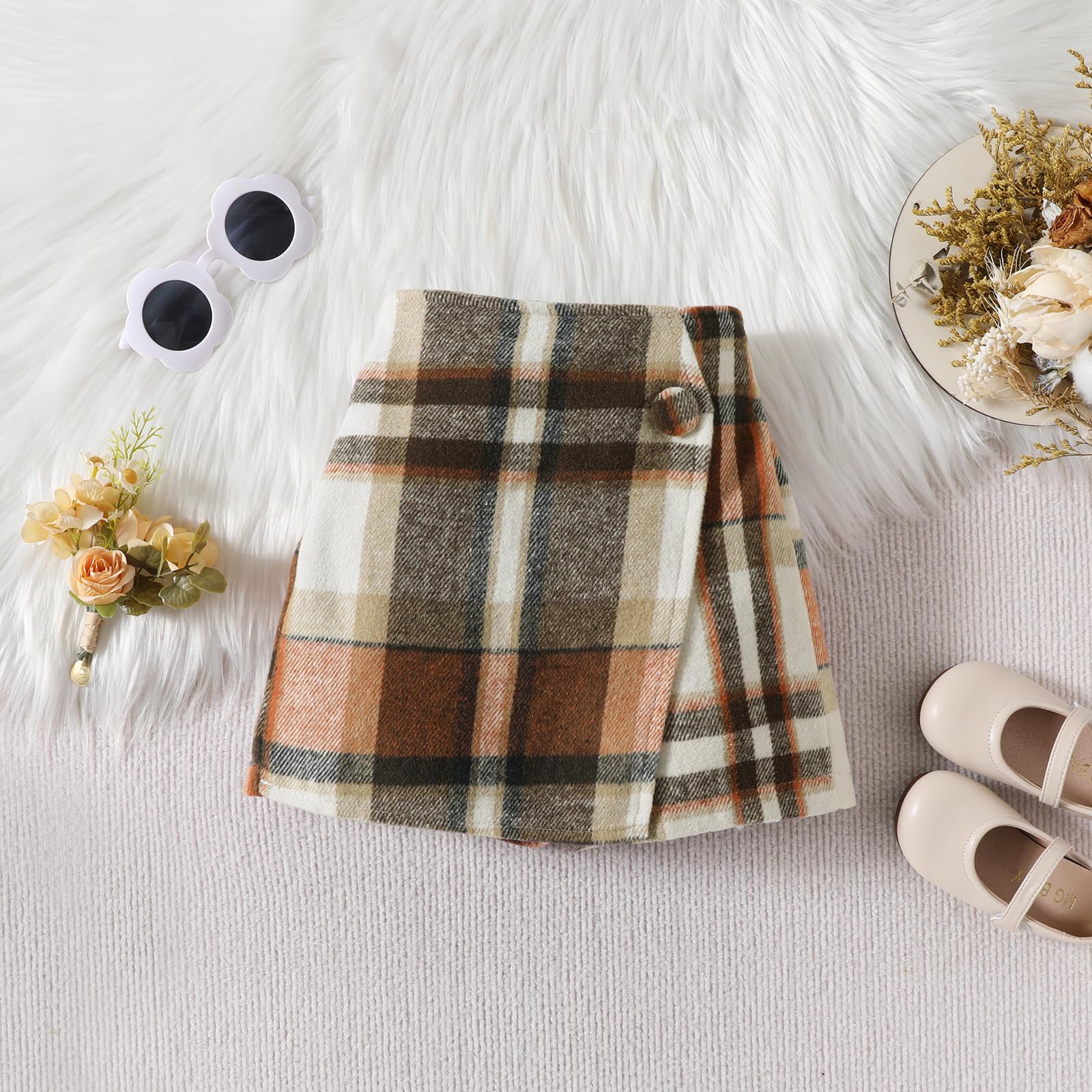 Miipat Completini Bambina Set di Vestiti Autunno Inverno Bambini Ragazze Abiti Maniche Lunghe Pullover con Mini Gonne Set di Abbigliamento Abiti per Ragazze