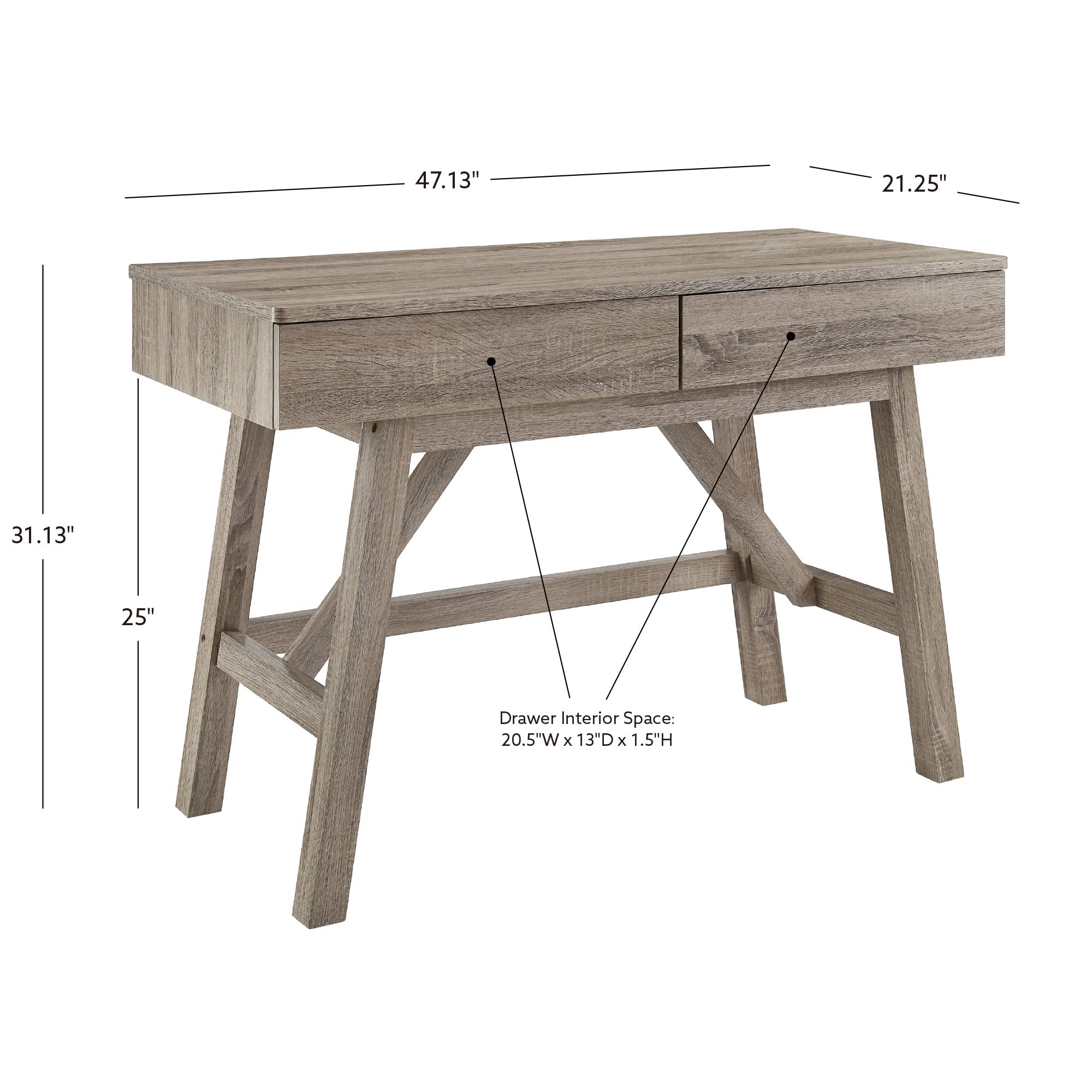 Amazon.com: Linon Tracey Desk, 47.1