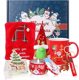 Christmas Gift Sets for Women Men Best Santa Gifts Box for Mom Dad Wife Husband Grandparent Coworker Friend Thanksgiving Xmas Presents Ideas