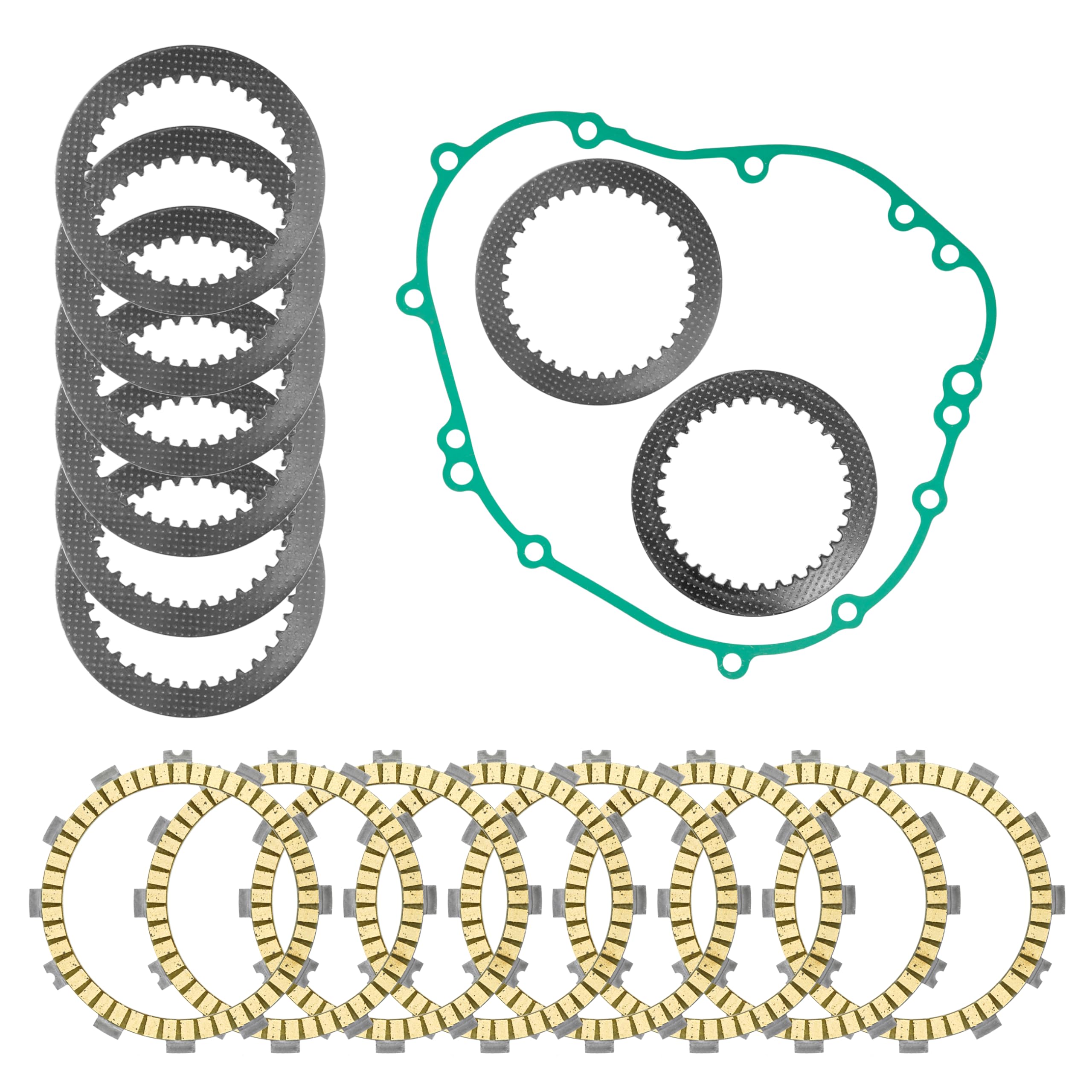 チッチ Amazon.com: Clutch Friction Steel Plates Kit Compatible with